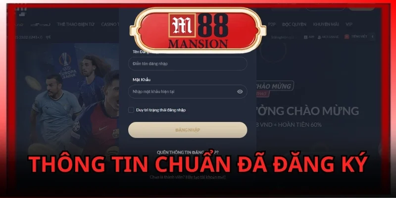 Đăng nhập M88